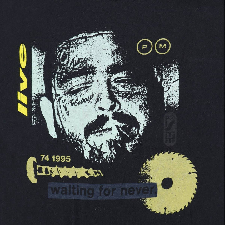 POST MALONE Wrap T-Shirt (Men's Size M) unclear black type Vintage Second Hand