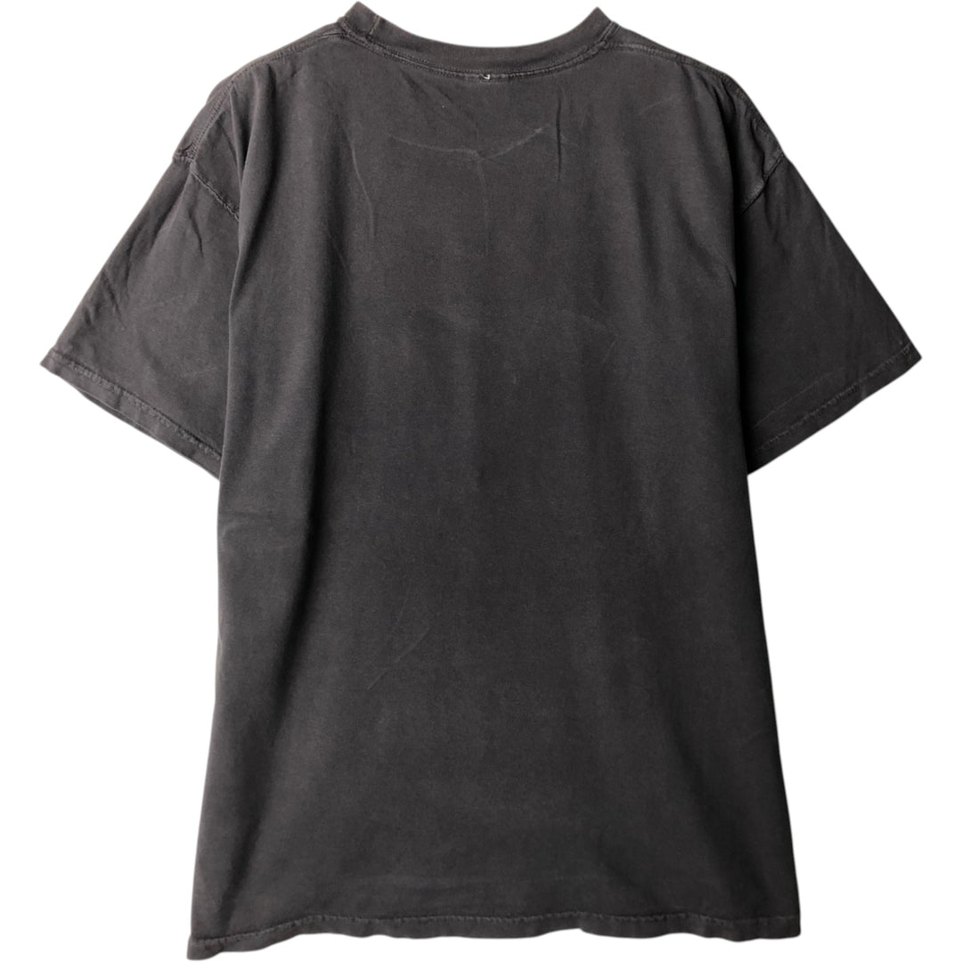 COMPLEX Skull Pattern Band T-Shirt (Men's XL equivalent) unclear black type Vintage Second Hand