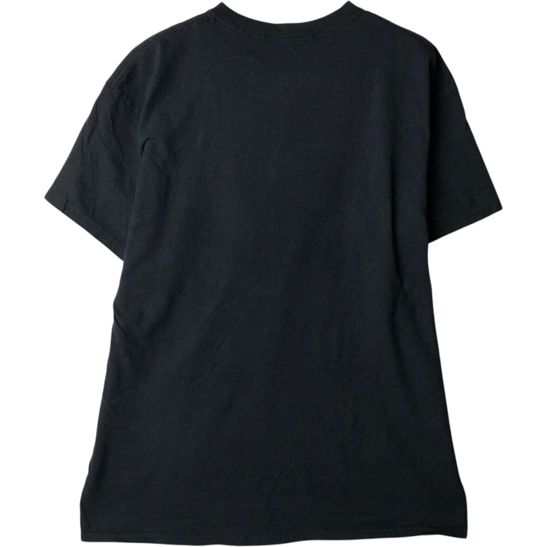 QUEEN Band T-shirt, Men's L size cotton black type Vintage Second Hand