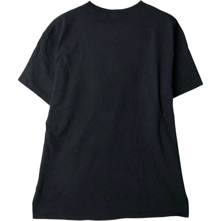 QUEEN Band T-shirt, Men's L size cotton black type Vintage Second Hand
