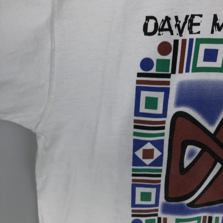 Fruit of the Loom Dave Matthews Band Band T-shirt, Men's XL equivalent. cotton white type Vintage Second Hand