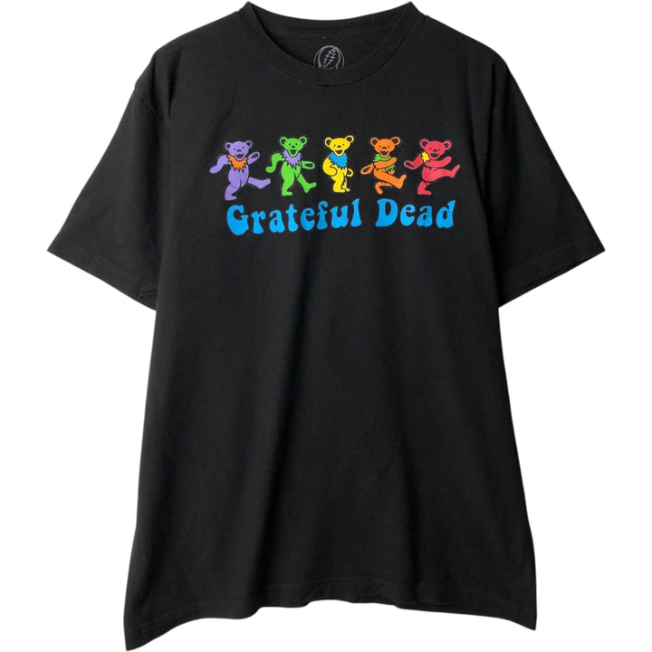 GRATEFUL DEAD Grateful Dead Band T-shirt Band T Men's L size cotton black type Vintage Second Hand