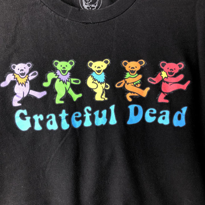 GRATEFUL DEAD Grateful Dead Band T-shirt Band T Men's L size cotton black type Vintage Second Hand