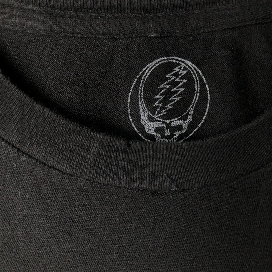 GRATEFUL DEAD Grateful Dead Band T-shirt Band T Men's L size cotton black type Vintage Second Hand