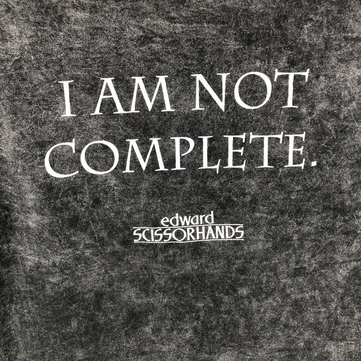Edward Scissorhands Movie T-Shirt (Men's Size S) cotton black type Vintage Second Hand