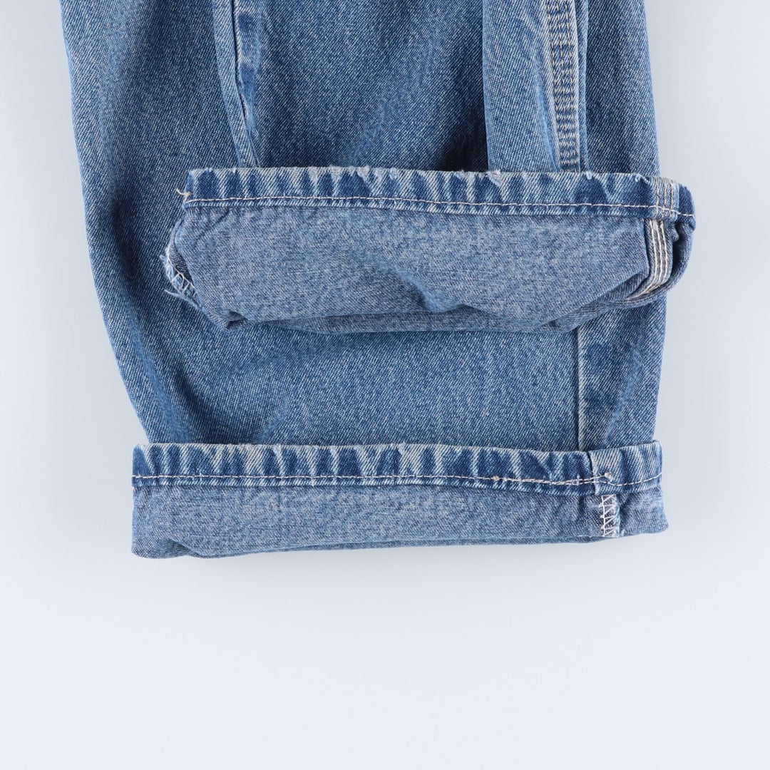 Dickies denim painter pants for men, equivalent to W35 unclear blue type Vintage Second Hand