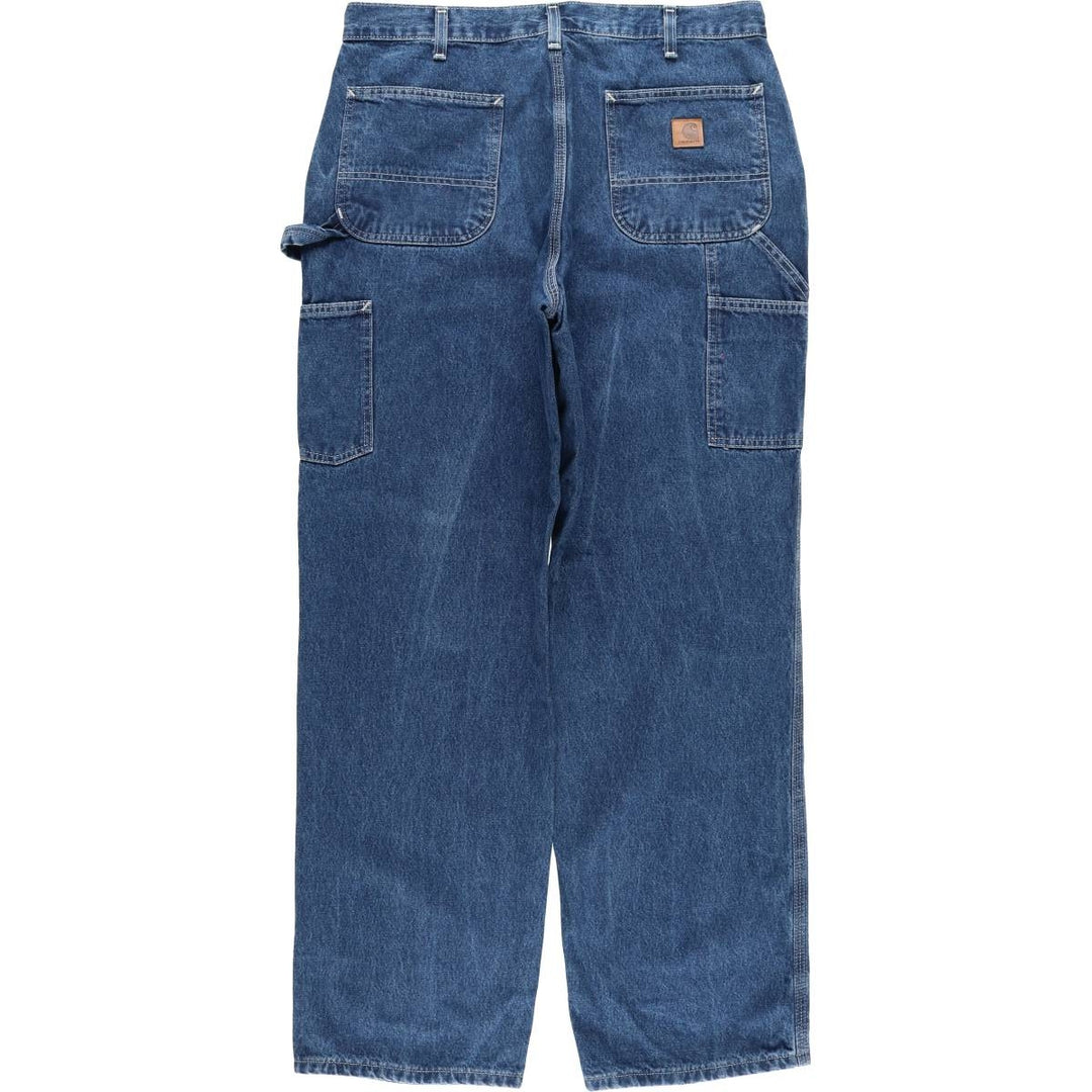 Carhartt Loose Original Fit Denim Painter Pants, Men's, Size 37 cotton blue type Vintage Second Hand