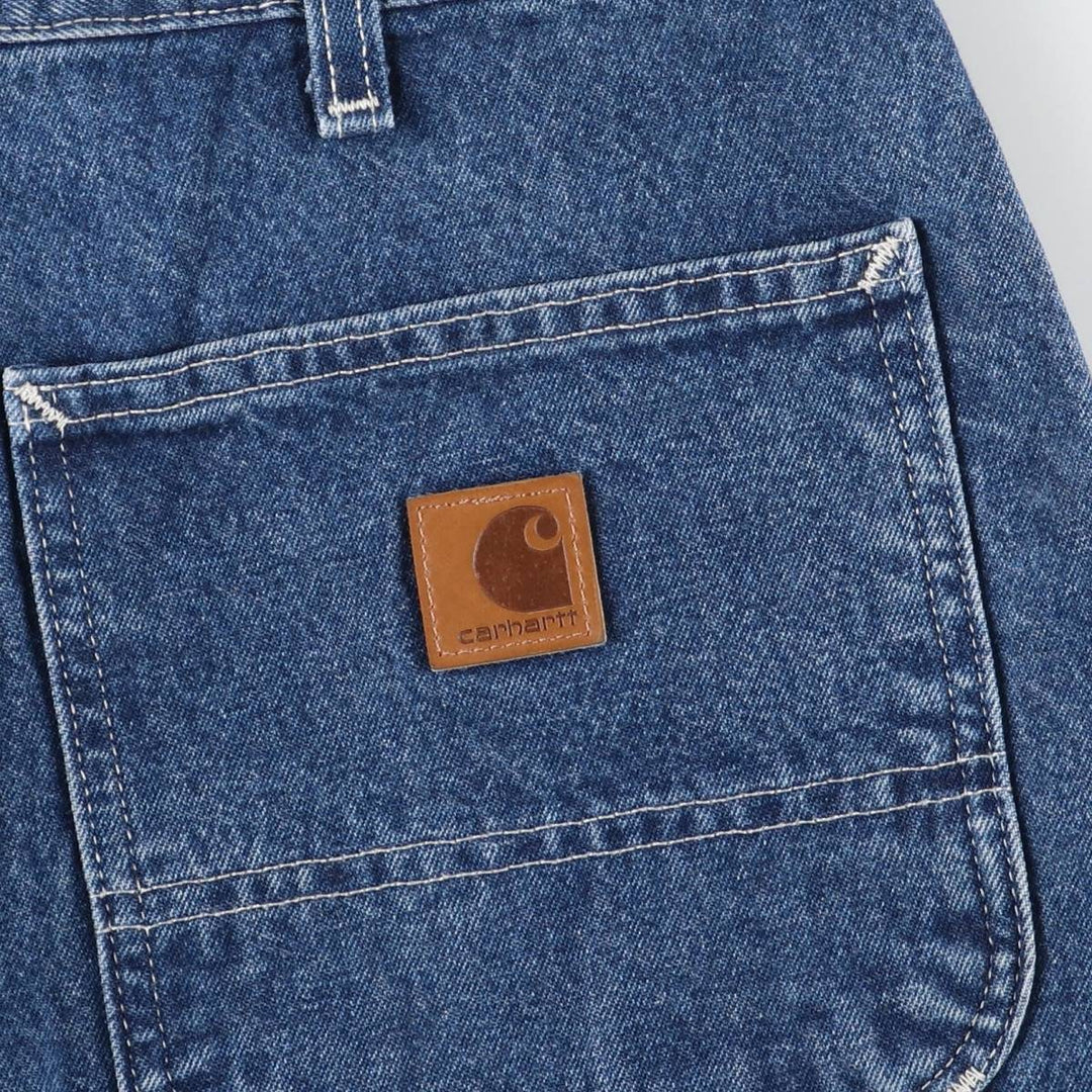 Carhartt Loose Original Fit Denim Painter Pants, Men's, Size 37 cotton blue type Vintage Second Hand
