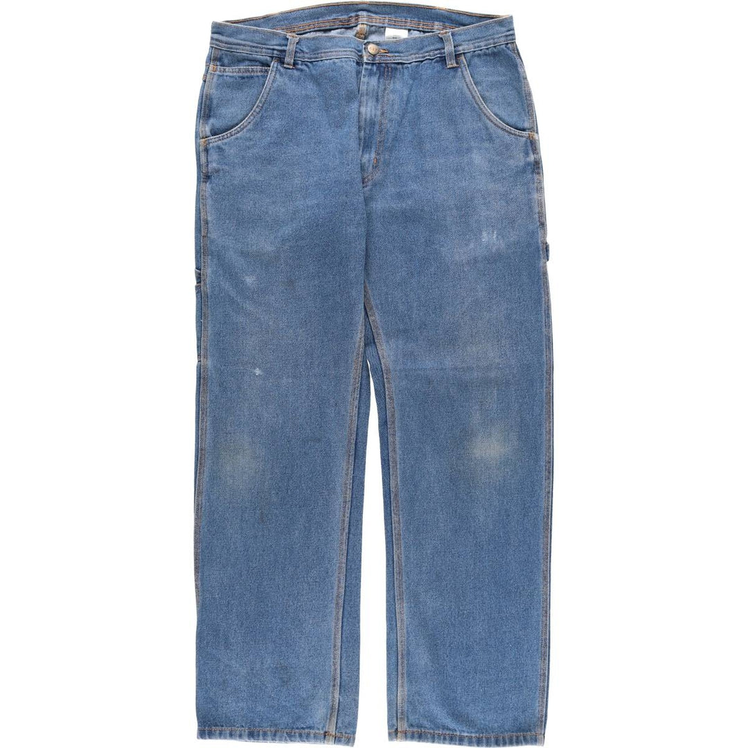 Key Denim Painter Pants for Men, W37 cotton blue type Vintage Second Hand