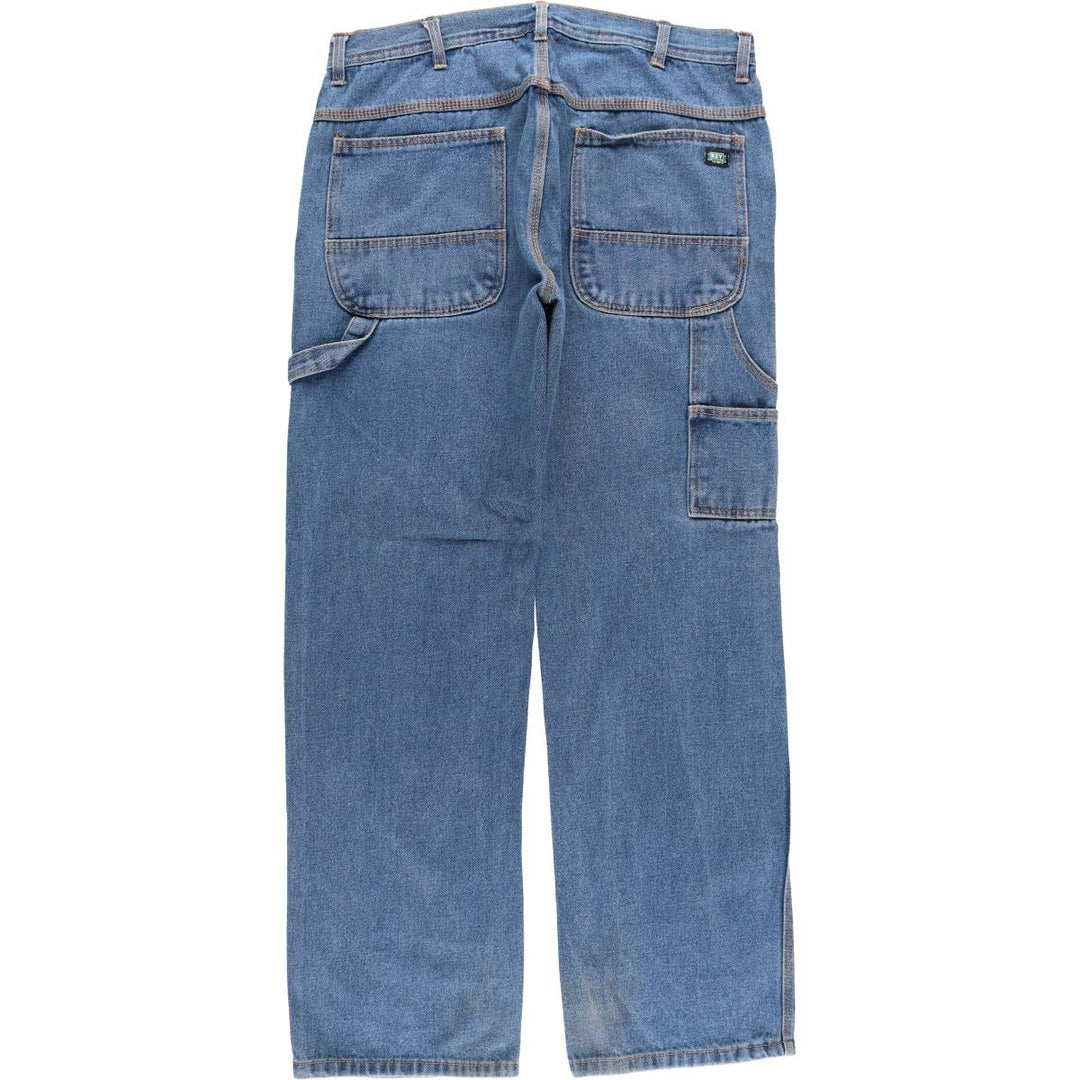 Key Denim Painter Pants for Men, W37 cotton blue type Vintage Second Hand