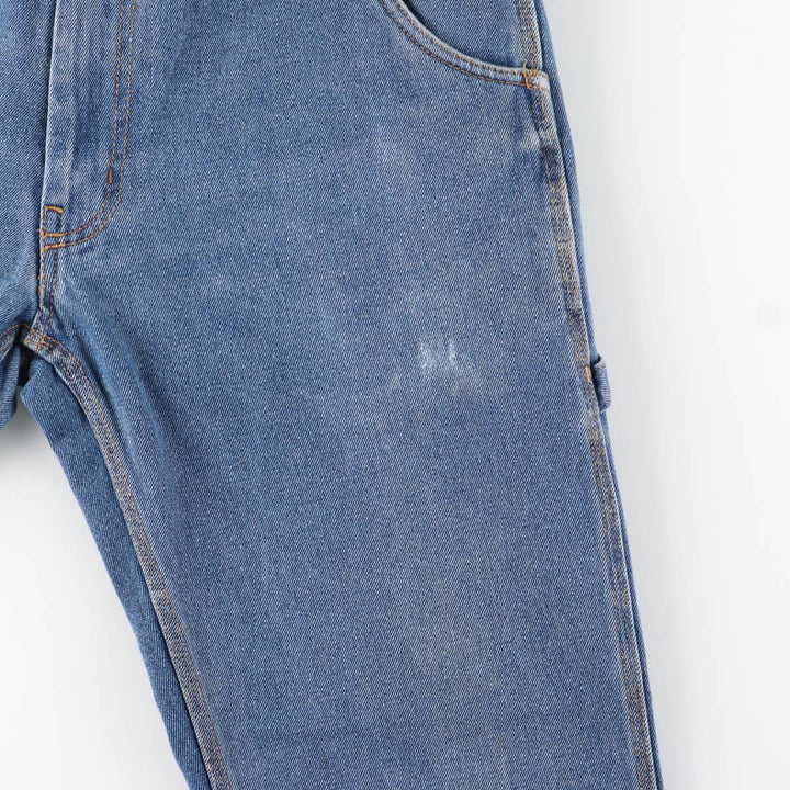 Key Denim Painter Pants for Men, W37 cotton blue type Vintage Second Hand