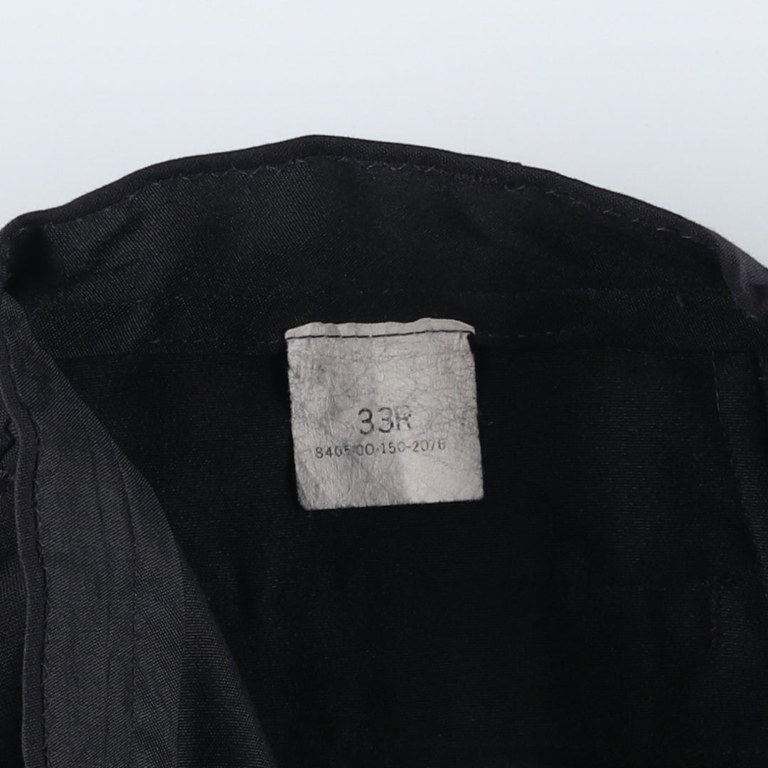 1980'S US Military Dress Pants/Slacks, Made in USA, Men's, Size W32, Vintage polyester navy blue type Vintage Second Hand