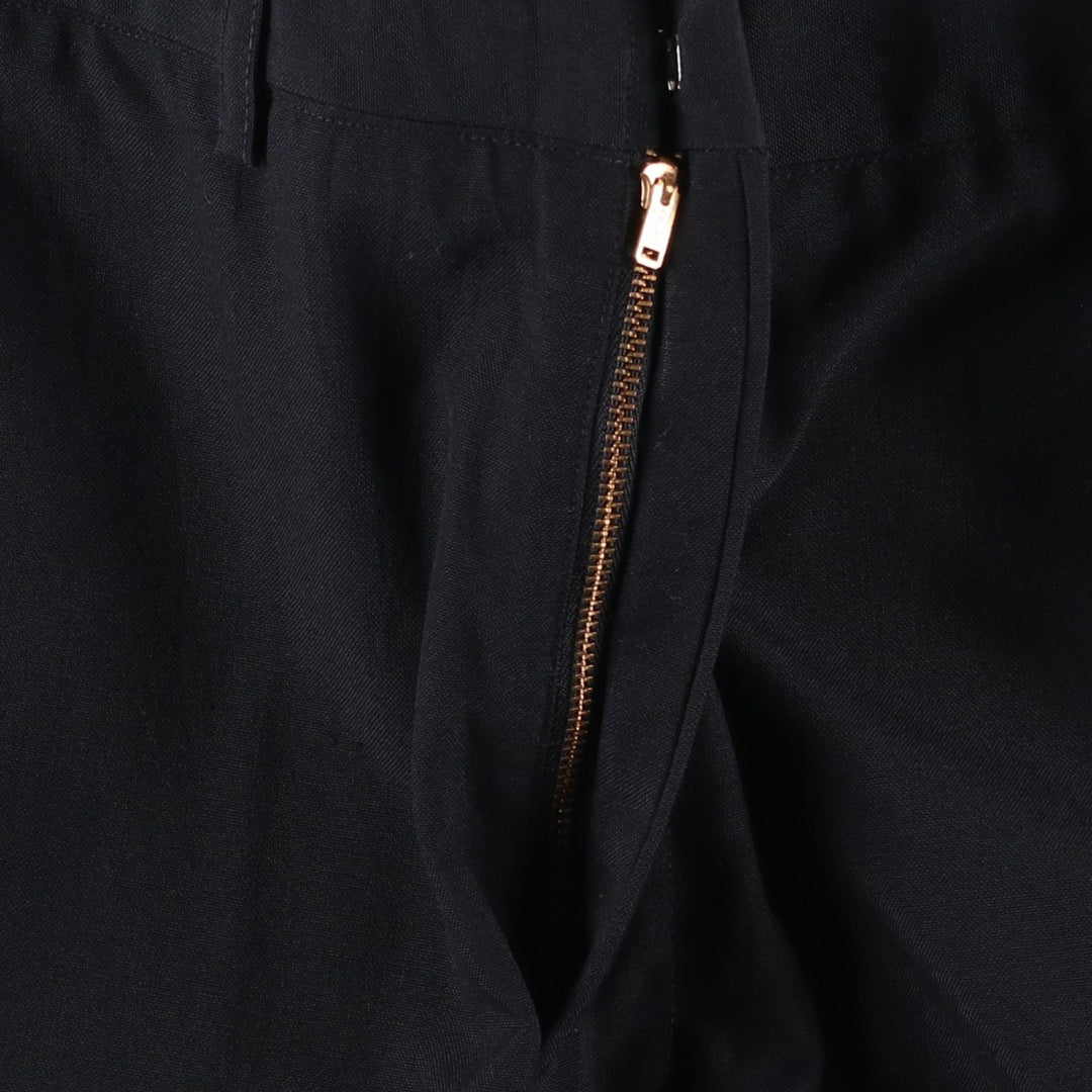 1980'S US Military Dress Pants/Slacks, Made in USA, Men's, Size W32, Vintage polyester navy blue type Vintage Second Hand