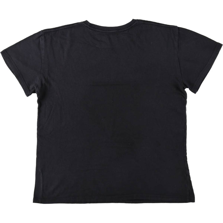 The Rolling Stones Band T-shirt, Band T, Men's L size cotton black type Vintage Second Hand