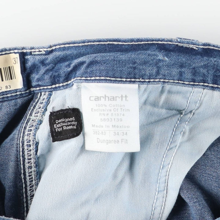 Carhartt Dungaree Fit Denim Painter Pants, Men's, W36 equivalent cotton blue type Vintage Second Hand