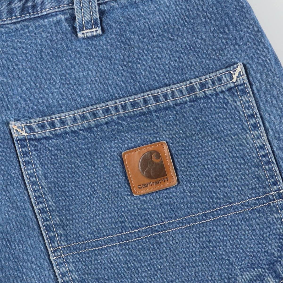 Carhartt Dungaree Fit Denim Painter Pants, Men's, W36 equivalent cotton blue type Vintage Second Hand
