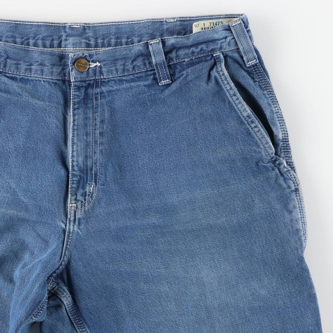 Carhartt Dungaree Fit Denim Painter Pants, Men's, W36 equivalent cotton blue type Vintage Second Hand