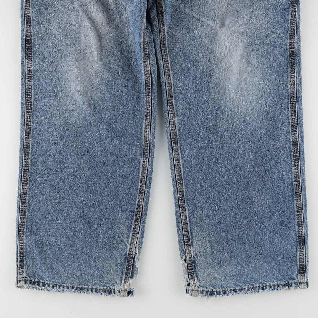2000'S Carhartt Dungaree Fit Denim Painter Pants, Made in Mexico, Men's Size W34 (approx.) cotton blue type Vintage Second Hand