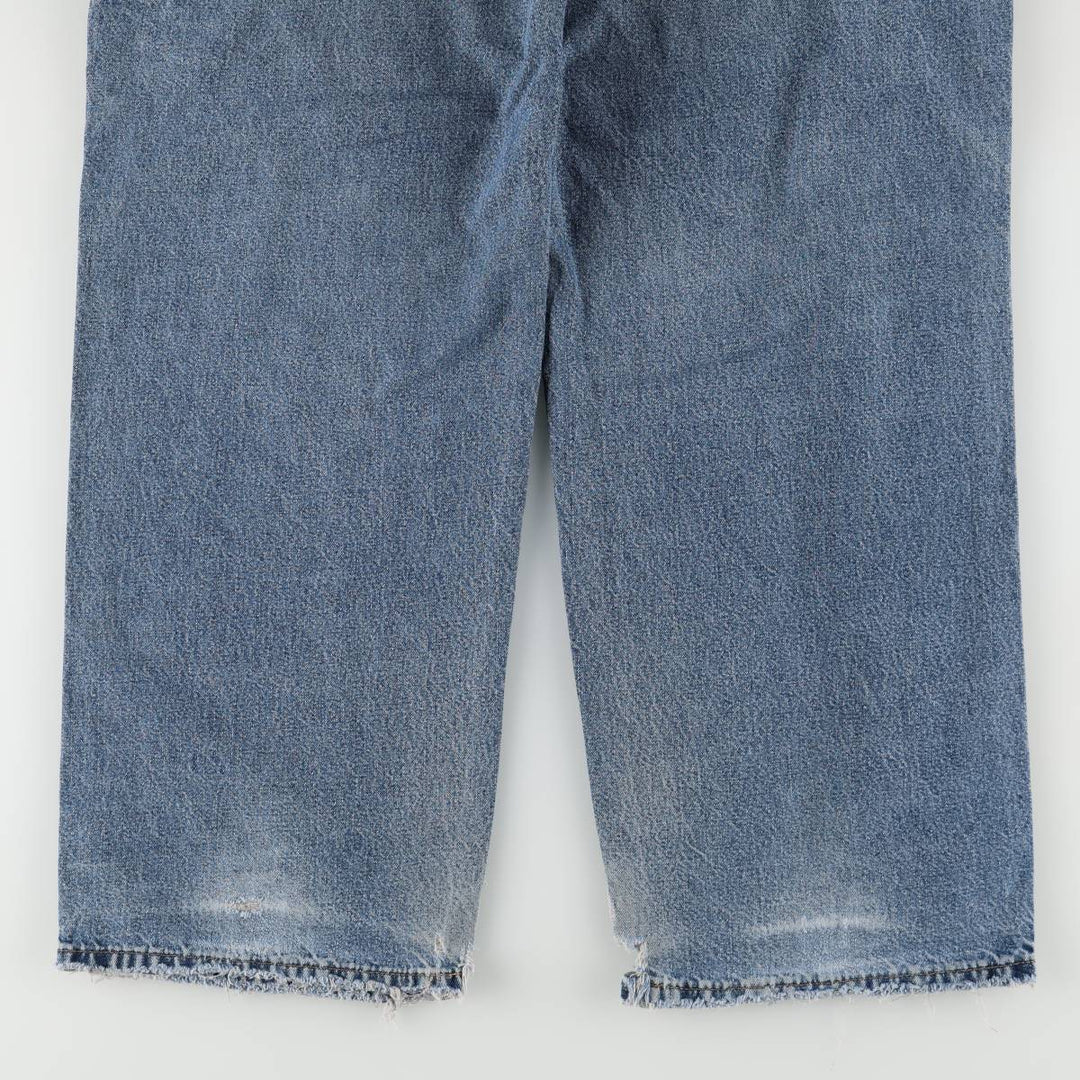 2000'S Carhartt Dungaree Fit Denim Painter Pants, Made in Mexico, Men's Size W34 (approx.) cotton blue type Vintage Second Hand