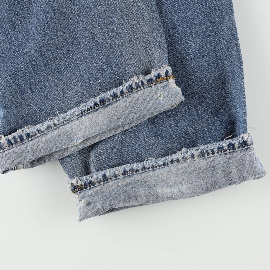 2000'S Carhartt Dungaree Fit Denim Painter Pants, Made in Mexico, Men's Size W34 (approx.) cotton blue type Vintage Second Hand