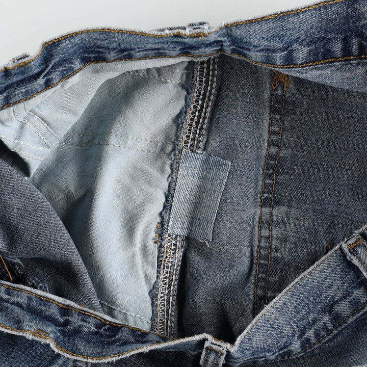 2000'S Carhartt Dungaree Fit Denim Painter Pants, Made in Mexico, Men's Size W34 (approx.) cotton blue type Vintage Second Hand