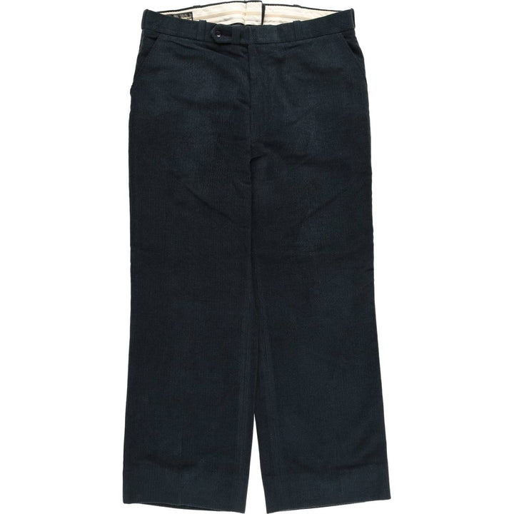 STYLEMASTER Men's Slacks, Made in Canada, Size W37 polyester navy blue type Vintage Second Hand