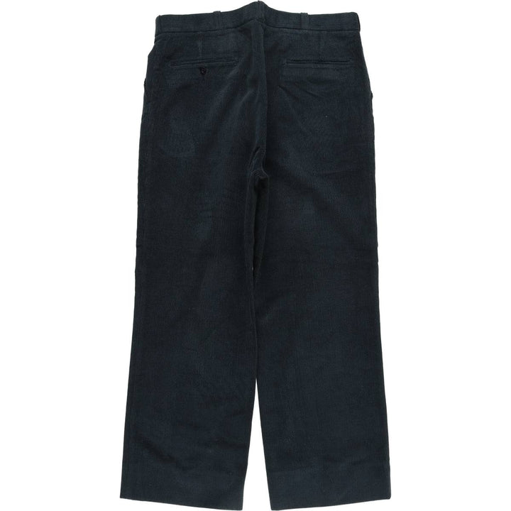 STYLEMASTER Men's Slacks, Made in Canada, Size W37 polyester navy blue type Vintage Second Hand