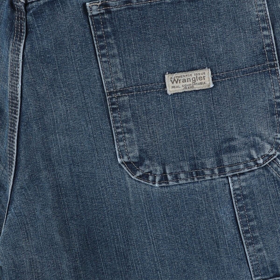 Wrangler Denim Painter Pants for Men, W36 cotton blue type Vintage Second Hand