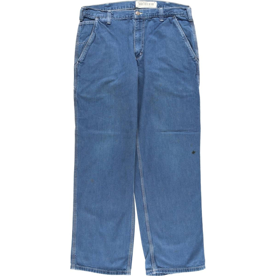 Carhartt Dungaree Fit Denim Painter Pants, Men's, W36 equivalent cotton blue type Vintage Second Hand