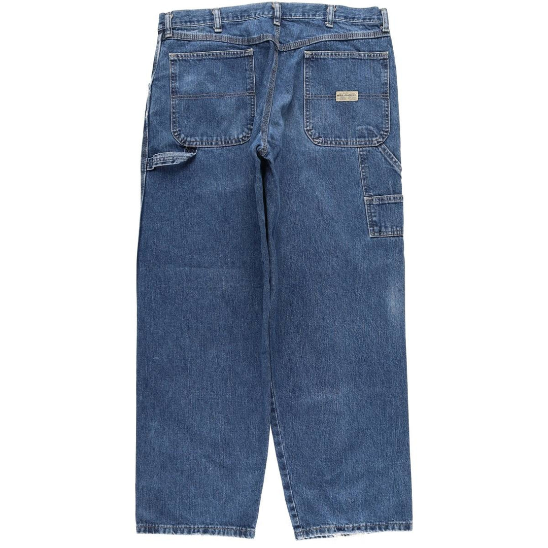 Wrangler Denim Painter Pants for Men, W37 equivalent cotton blue type Vintage Second Hand