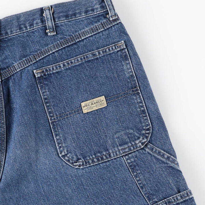 Wrangler Denim Painter Pants for Men, W37 equivalent cotton blue type Vintage Second Hand