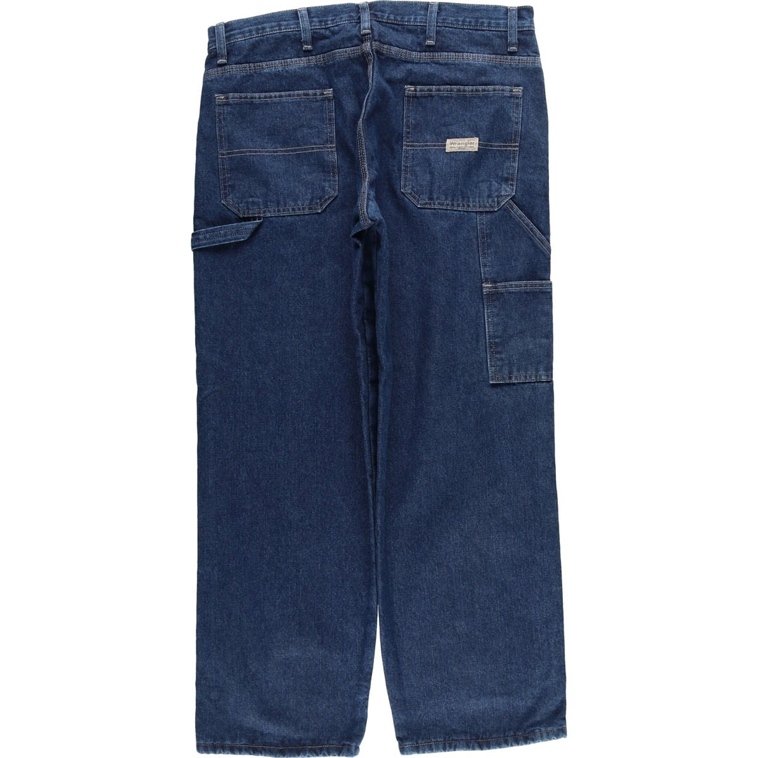 Wrangler Denim Painter Pants for Men, W37 equivalent cotton blue type Vintage Second Hand