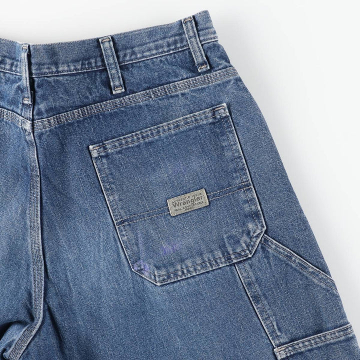 Wrangler Denim Painter Pants for Men, W36 cotton blue type Vintage Second Hand