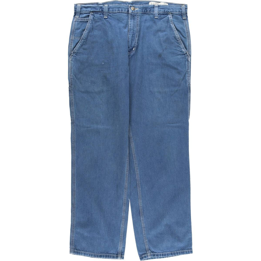 Carhartt Dungaree Fit Denim Painter Pants, Men's, Size W38 cotton blue type Vintage Second Hand