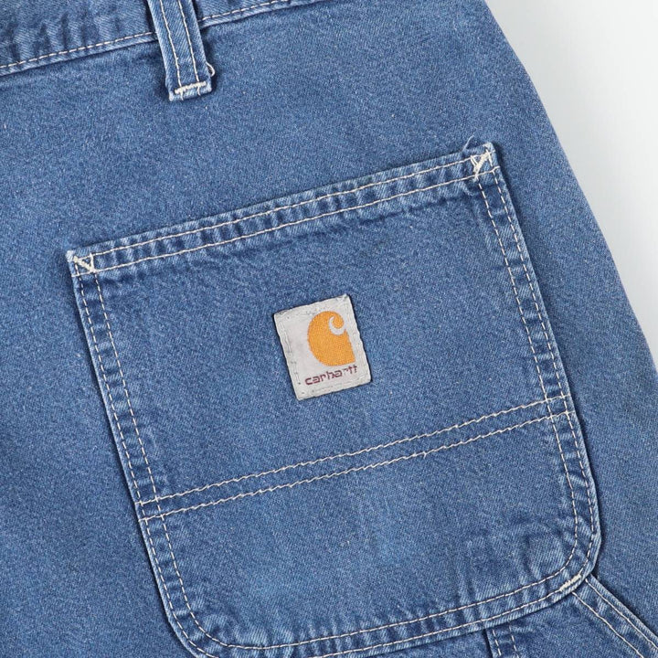 Carhartt Dungaree Fit Denim Painter Pants, Men's, Size W38 cotton blue type Vintage Second Hand