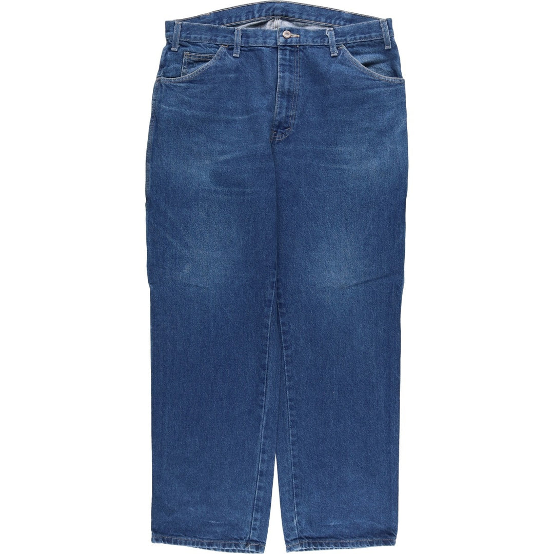 Dickies denim painter pants for men, equivalent to W37 cotton blue type Vintage Second Hand