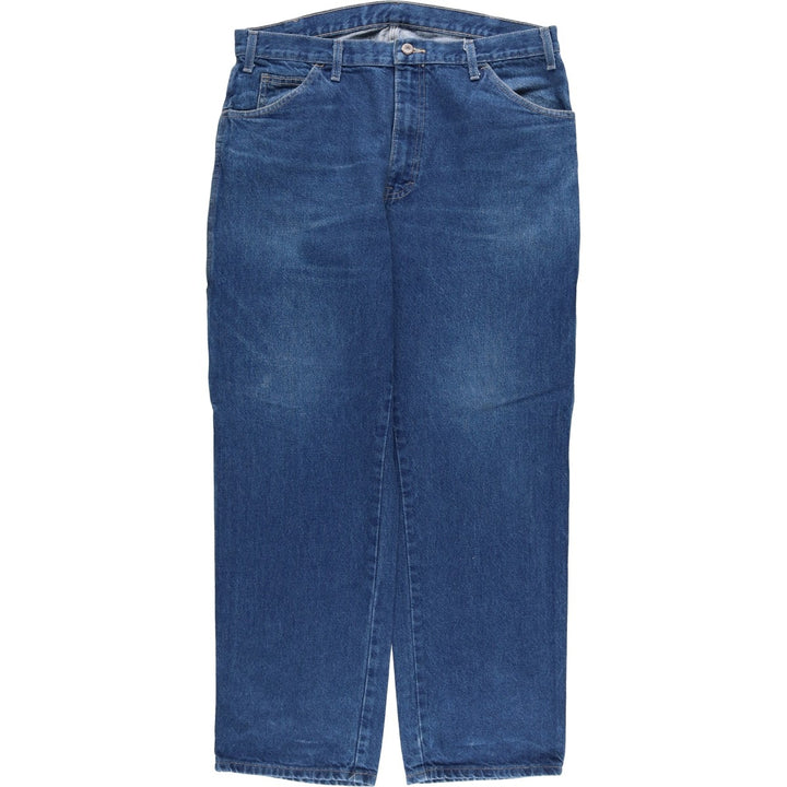 Dickies denim painter pants for men, equivalent to W37 cotton blue type Vintage Second Hand