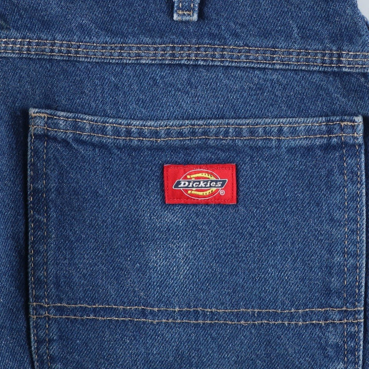 Dickies denim painter pants for men, equivalent to W37 cotton blue type Vintage Second Hand