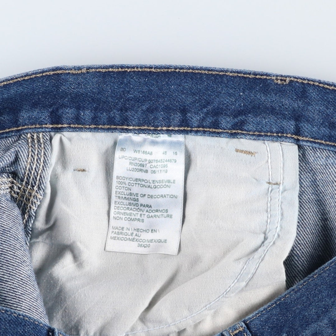Dickies denim painter pants for men, equivalent to W37 cotton blue type Vintage Second Hand