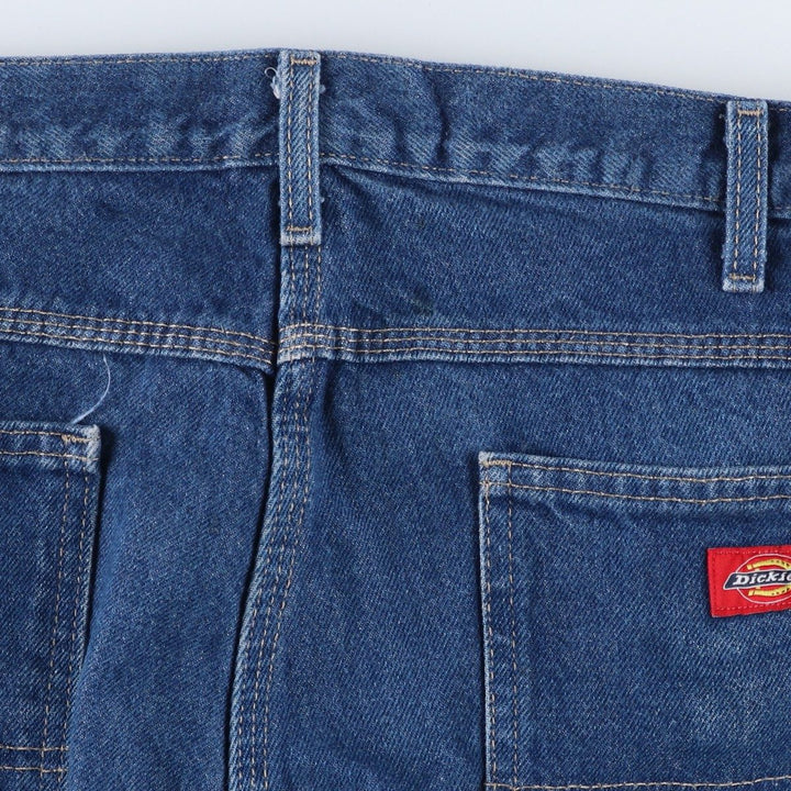 Dickies denim painter pants for men, equivalent to W37 cotton blue type Vintage Second Hand