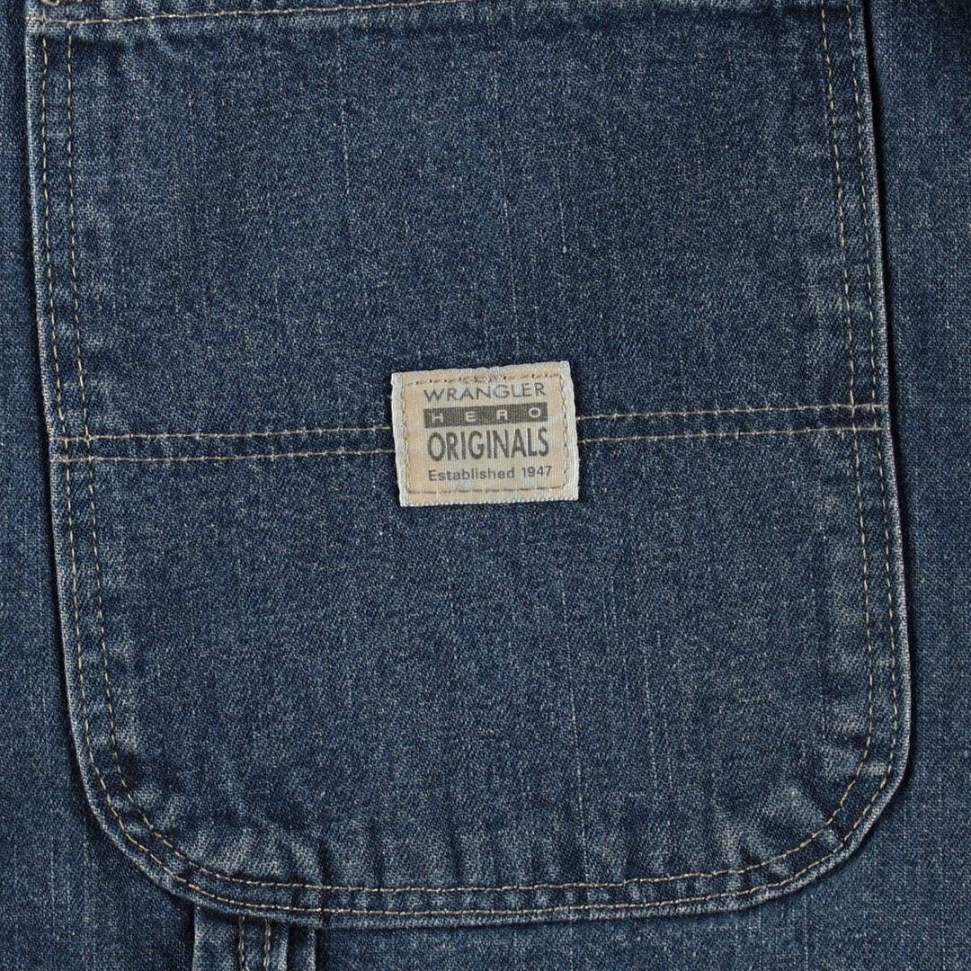 Wrangler HERO Denim Painter Pants for Men, W36 equivalent cotton blue type Vintage Second Hand