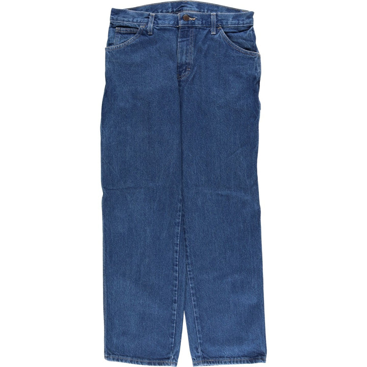 Dickies denim painter pants for men, equivalent to W32 cotton blue type Vintage Second Hand