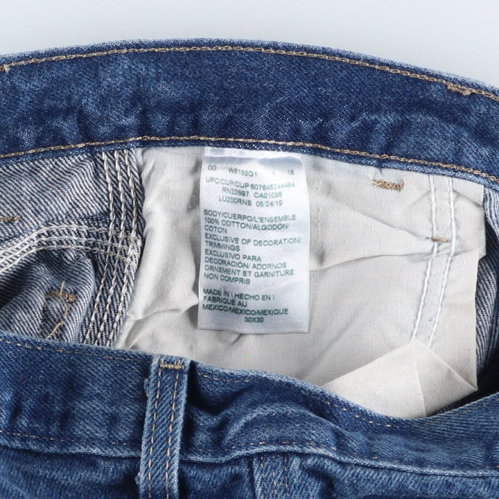 Dickies denim painter pants for men, equivalent to W32 cotton blue type Vintage Second Hand