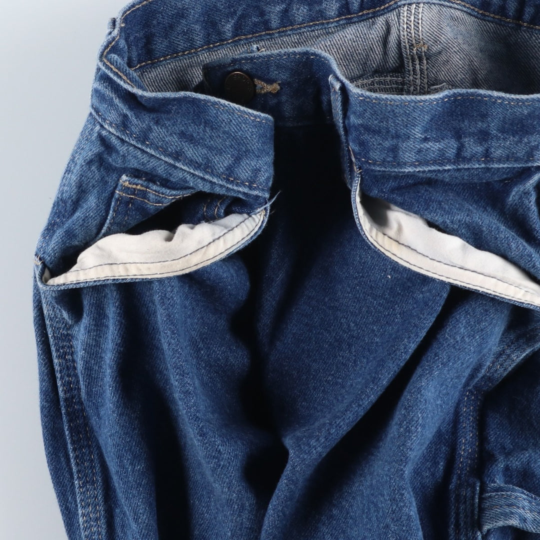 Dickies denim painter pants for men, equivalent to W32 cotton blue type Vintage Second Hand