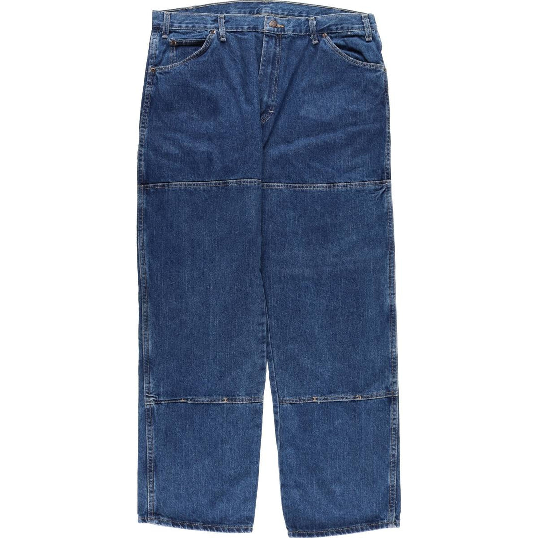 Dickies Double Knee Denim Painter Pants, Men's Size W37 (approx.) cotton blue type Vintage Second Hand
