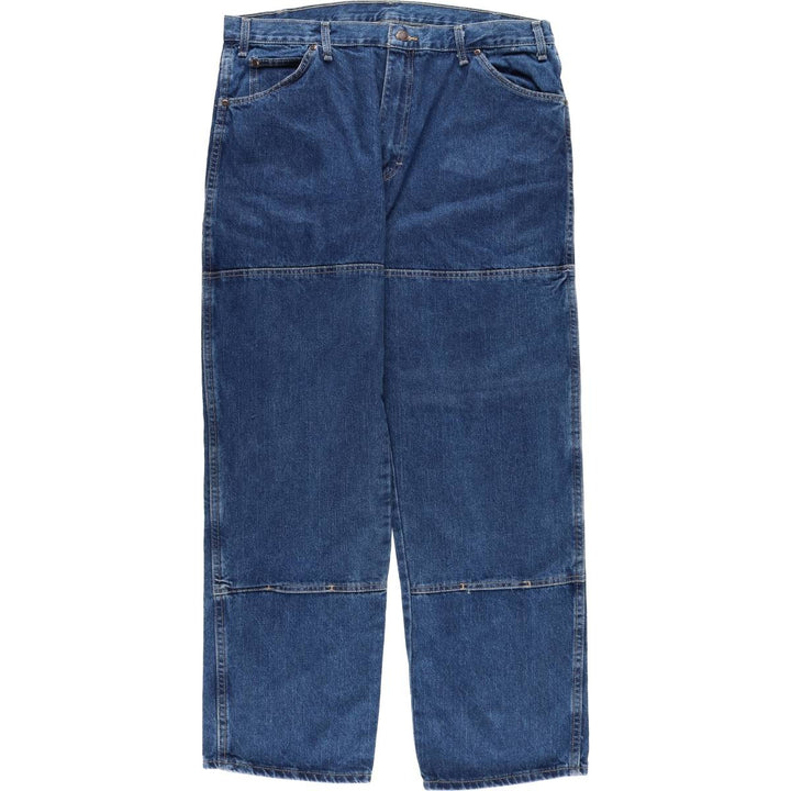 Dickies Double Knee Denim Painter Pants, Men's Size W37 (approx.) cotton blue type Vintage Second Hand