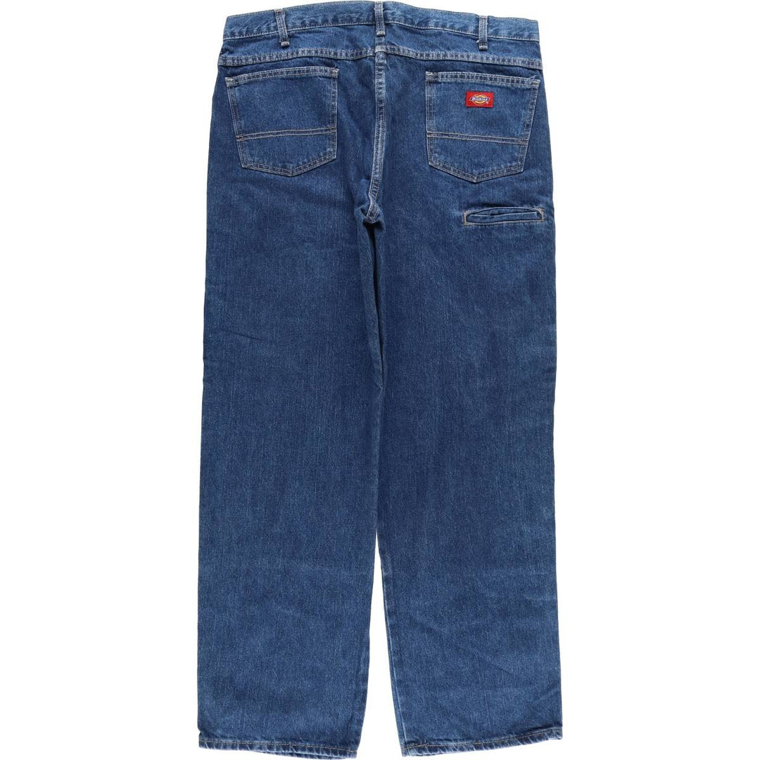 Dickies Double Knee Denim Painter Pants, Men's Size W37 (approx.) cotton blue type Vintage Second Hand