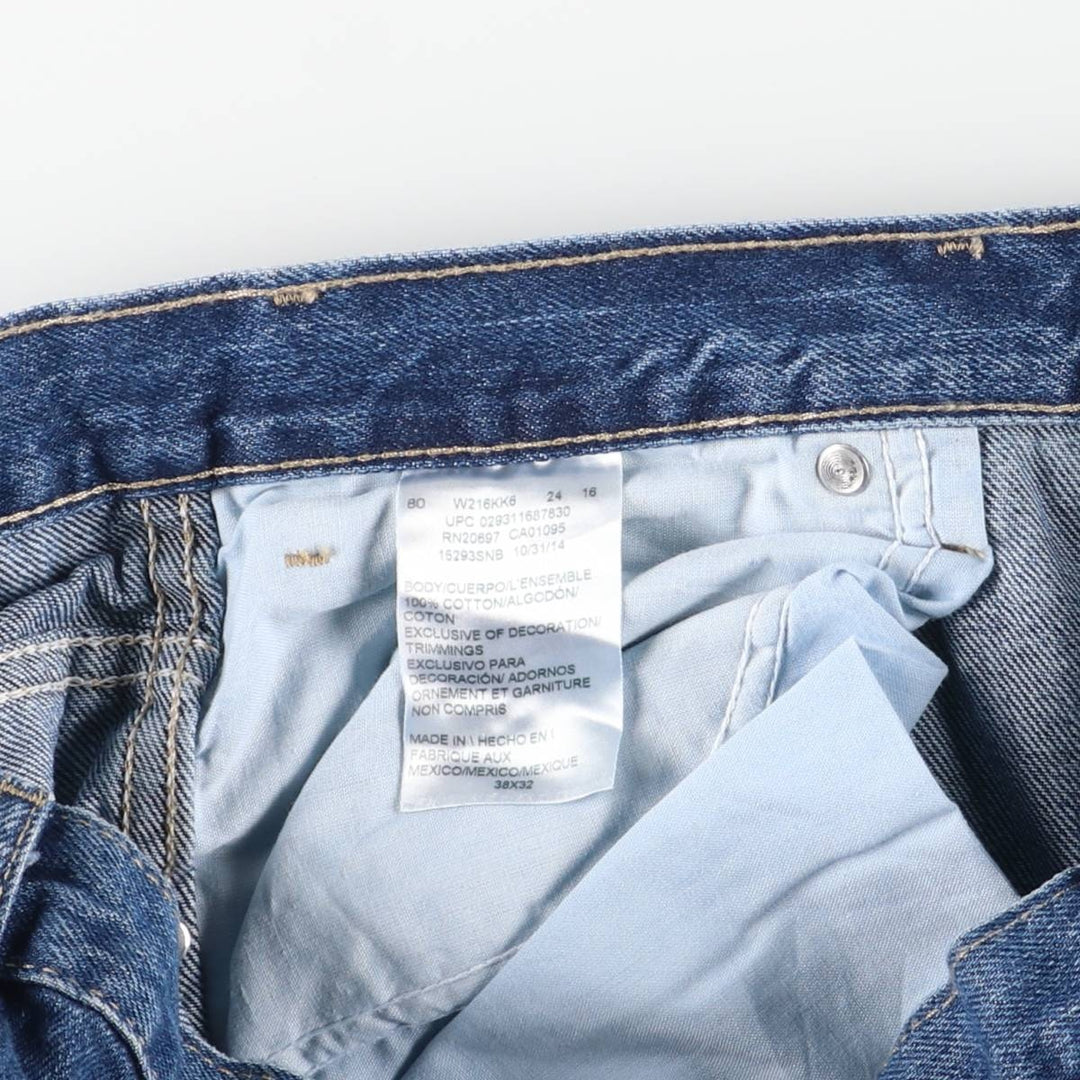 Dickies Double Knee Denim Painter Pants, Men's Size W37 (approx.) cotton blue type Vintage Second Hand