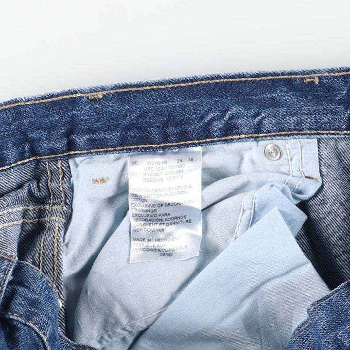 Dickies Double Knee Denim Painter Pants, Men's Size W37 (approx.) cotton blue type Vintage Second Hand