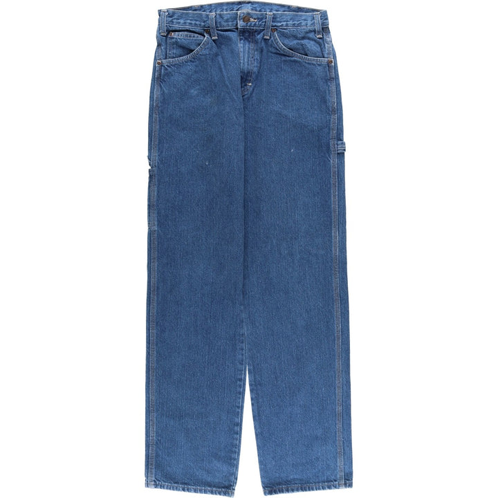 Dickies denim painter pants for men, equivalent to W32 cotton blue type Vintage Second Hand